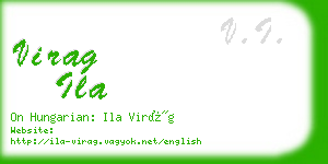 virag ila business card